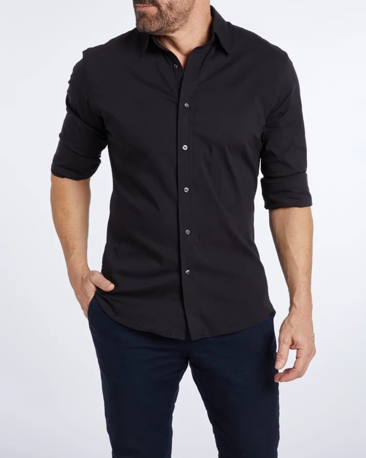 Classic Stretch Chemise Homme | Slim Fit | Élégance Professionnelle & Confort Quotidien