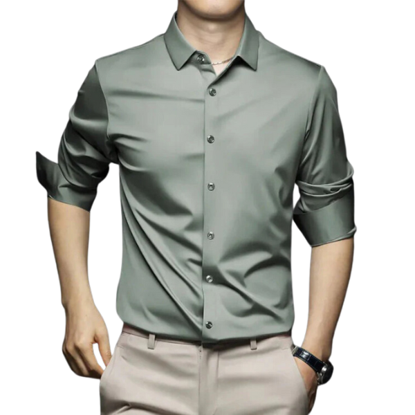Essential Stretch Chemise Homme | Slim Fit | Élégance Classique & Confort Moderne