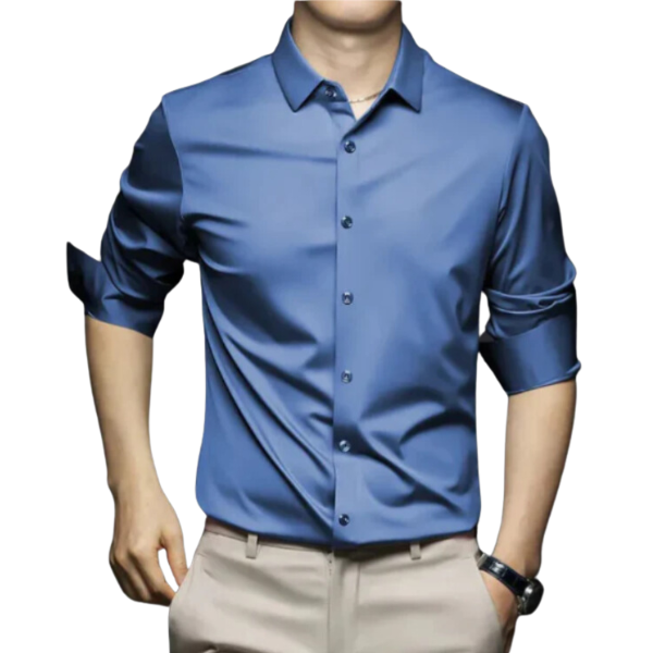 Essential Stretch Chemise Homme | Slim Fit | Élégance Classique & Confort Moderne