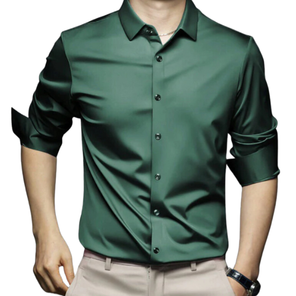 Essential Stretch Chemise Homme | Slim Fit | Élégance Classique & Confort Moderne