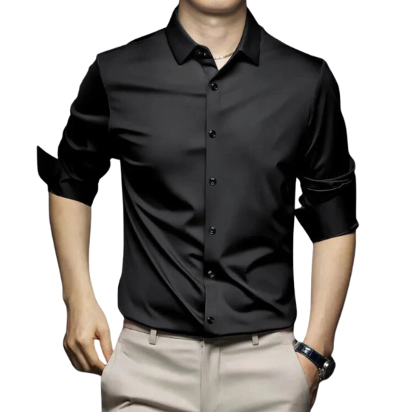 Essential Stretch Chemise Homme | Slim Fit | Élégance Classique & Confort Moderne