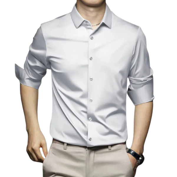 Essential Stretch Chemise Homme | Slim Fit | Élégance Classique & Confort Moderne