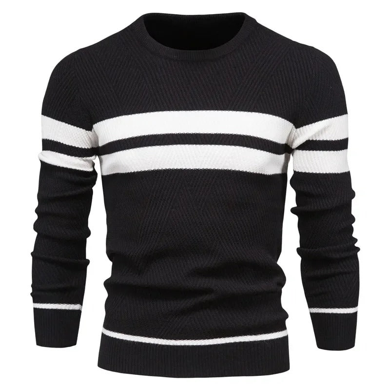 Pull Rayé Homme | Confort & Style | Casual Polyvalent