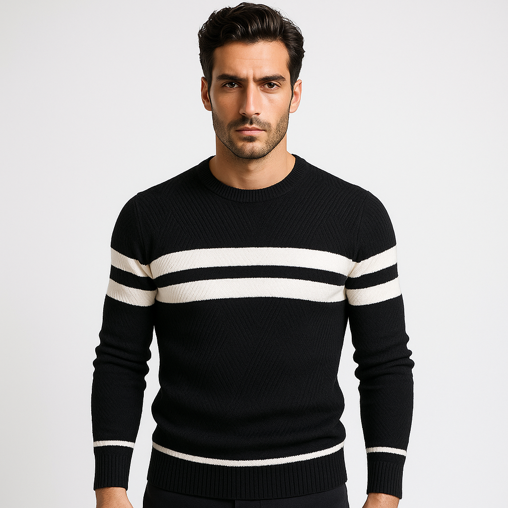 Pull Rayé Homme | Confort & Style | Casual Polyvalent