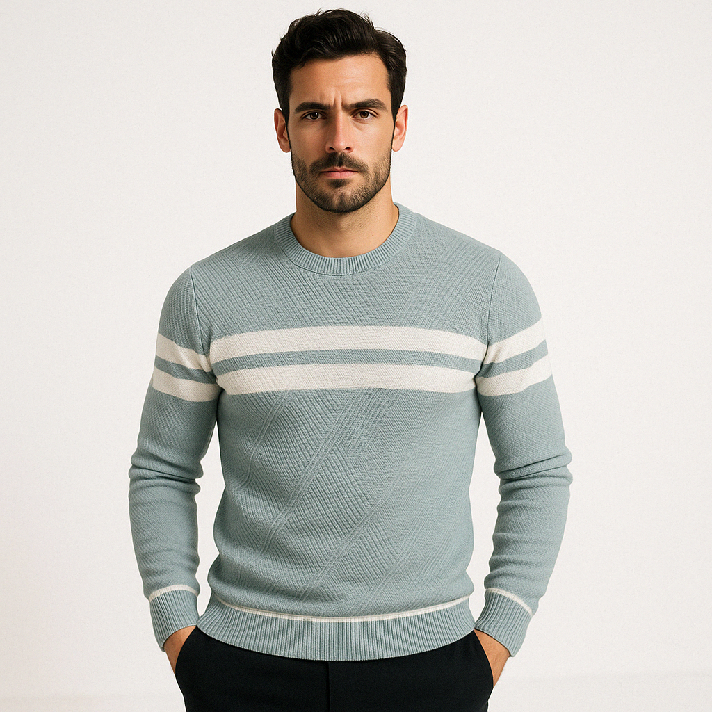 Pull Rayé Homme | Confort & Style | Casual Polyvalent