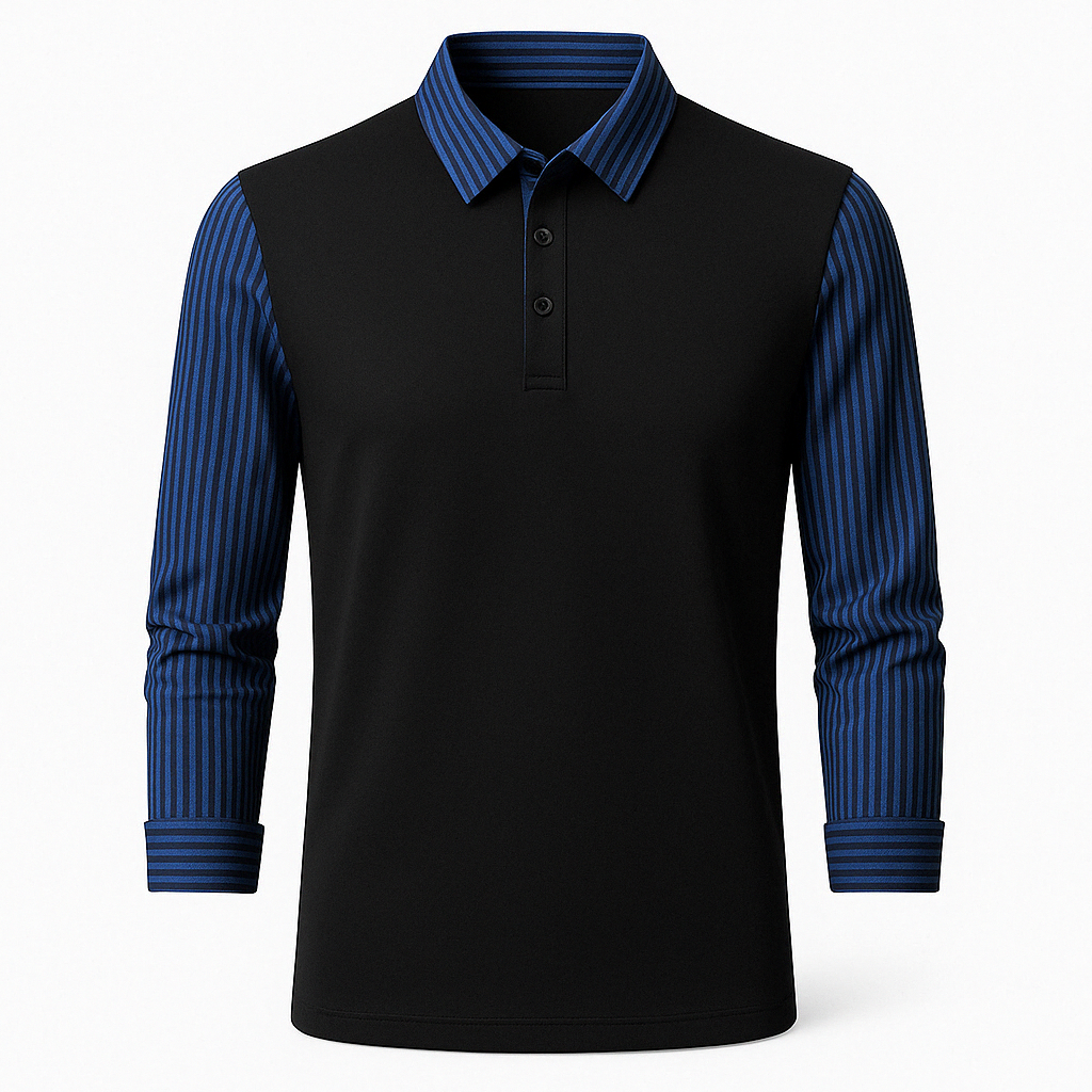 Pull 2-en-1 avec Chemise | Slim Fit | Élégance Smart-Casual