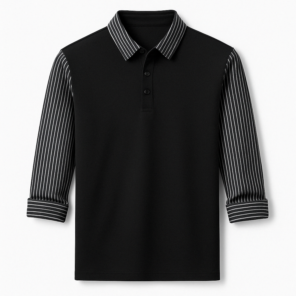 Pull 2-en-1 avec Chemise | Slim Fit | Élégance Smart-Casual