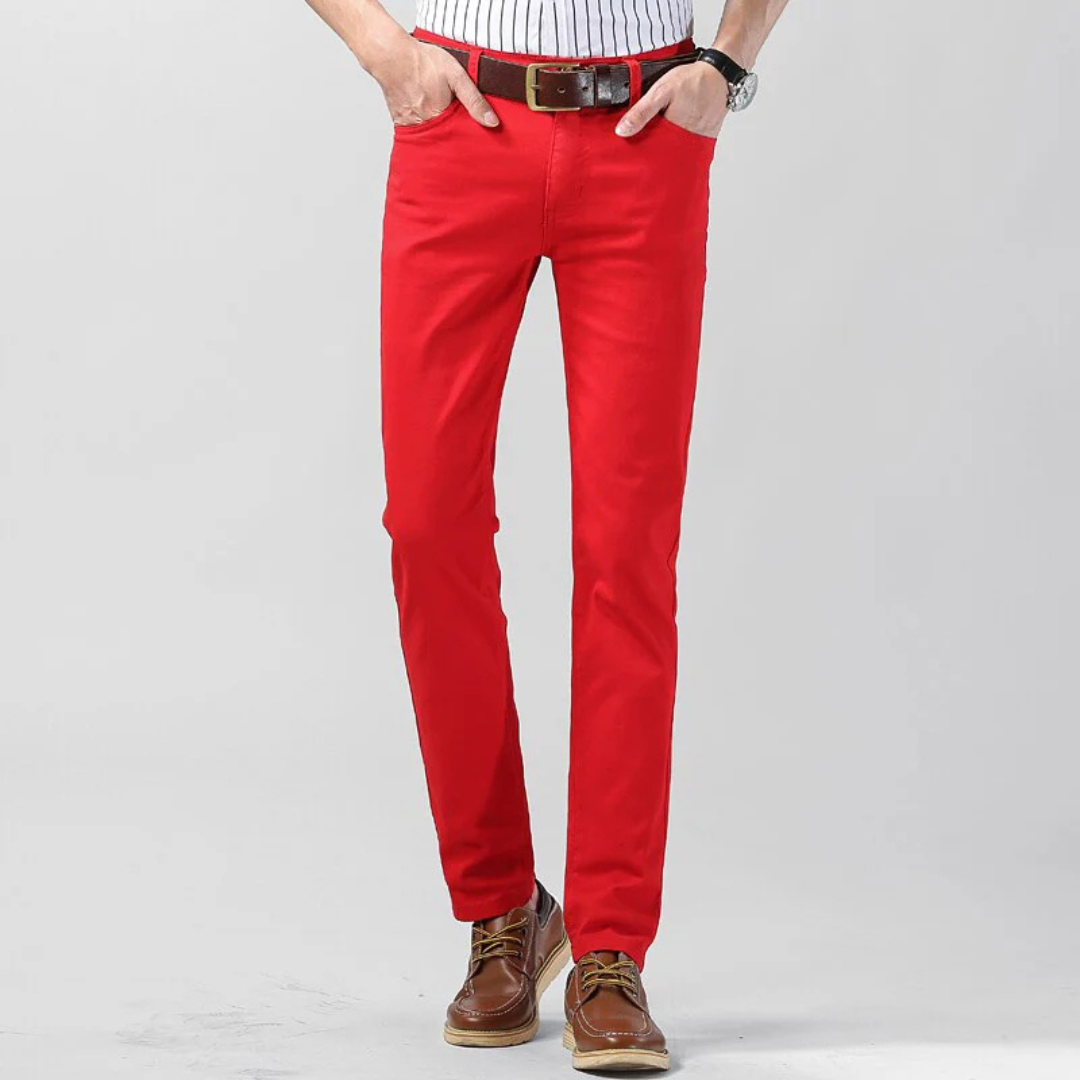ColorPop Chino Homme | Slim Fit | Pantalon Coloré & Moderne