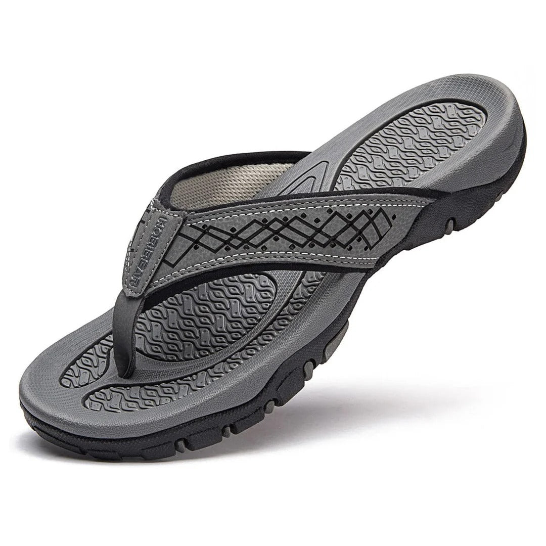 Atlas Slipper Homme | Tongs Ergonomiques | Confort Outdoor & Adhérence