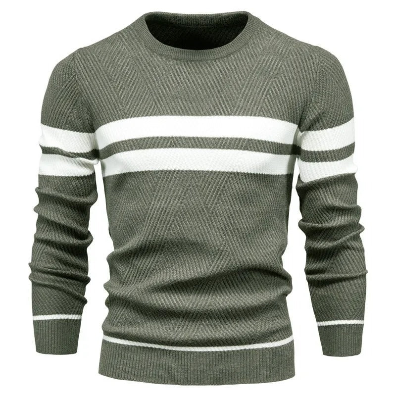 Pull Rayé Homme | Confort & Style | Casual Polyvalent