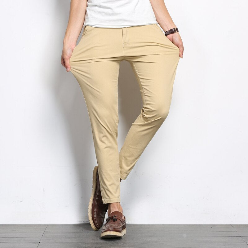 Smart Casual Chino Homme | Slim Fit | Élégance Minimaliste au Quotidien