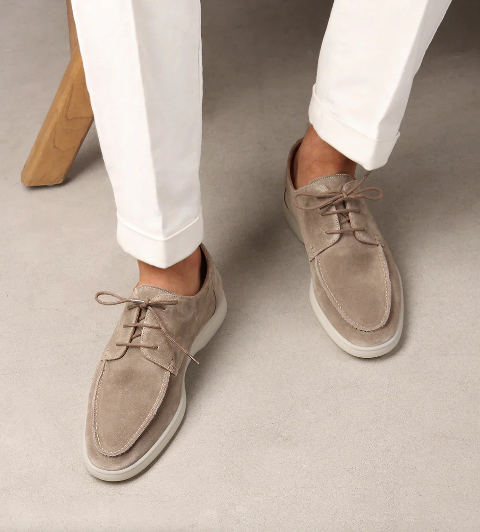 Milano Loafer | Mocassin en Suède | Élégance Intemporelle & Confort