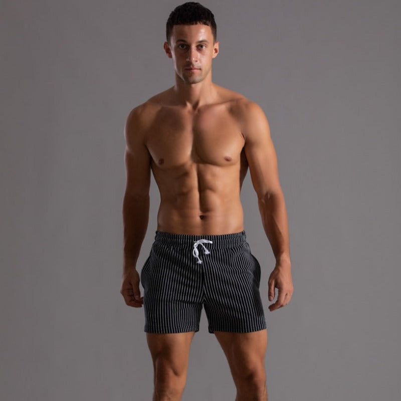 Short de Bain Côtelé | Polyester | Rétro & Séchage Rapide
