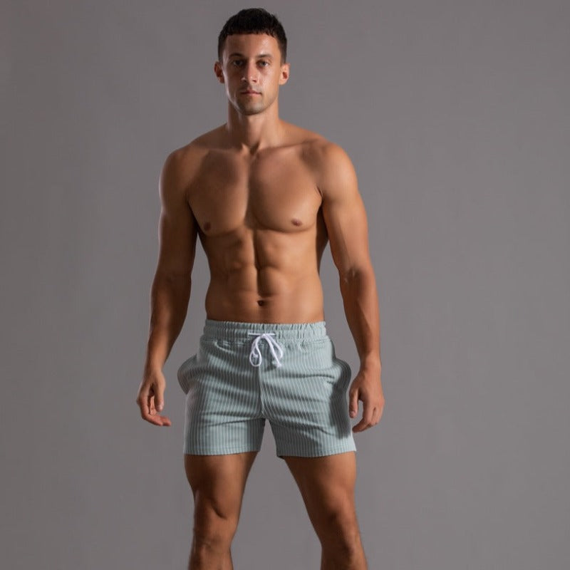 Short de Bain Côtelé | Polyester | Rétro & Séchage Rapide