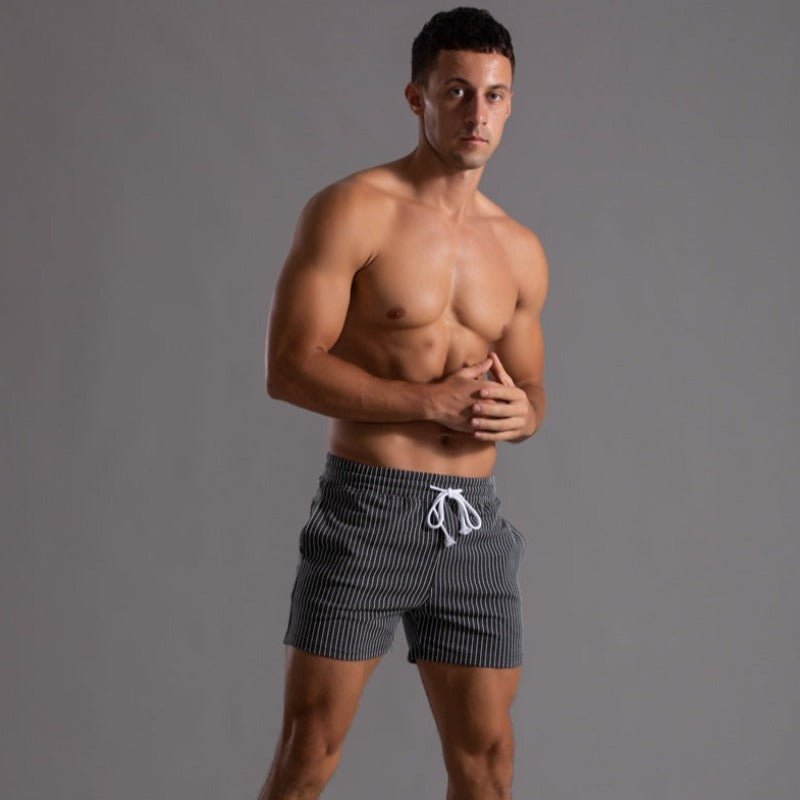 Short de Bain Côtelé | Polyester | Rétro & Séchage Rapide