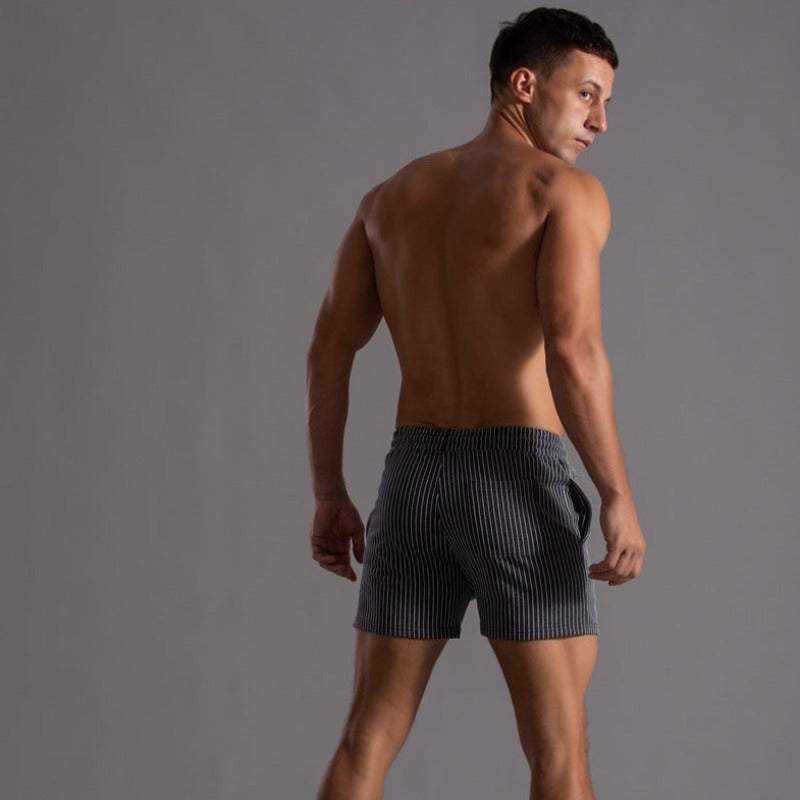 Short de Bain Côtelé | Polyester | Rétro & Séchage Rapide