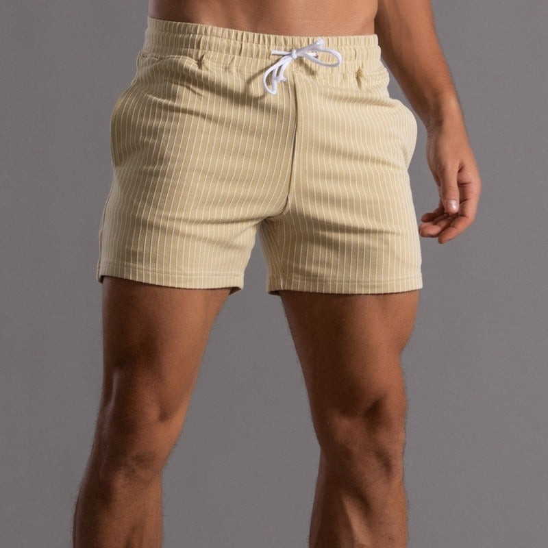 Short de Bain Côtelé | Polyester | Rétro & Séchage Rapide