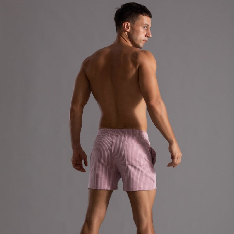 Short de Bain Côtelé | Polyester | Rétro & Séchage Rapide