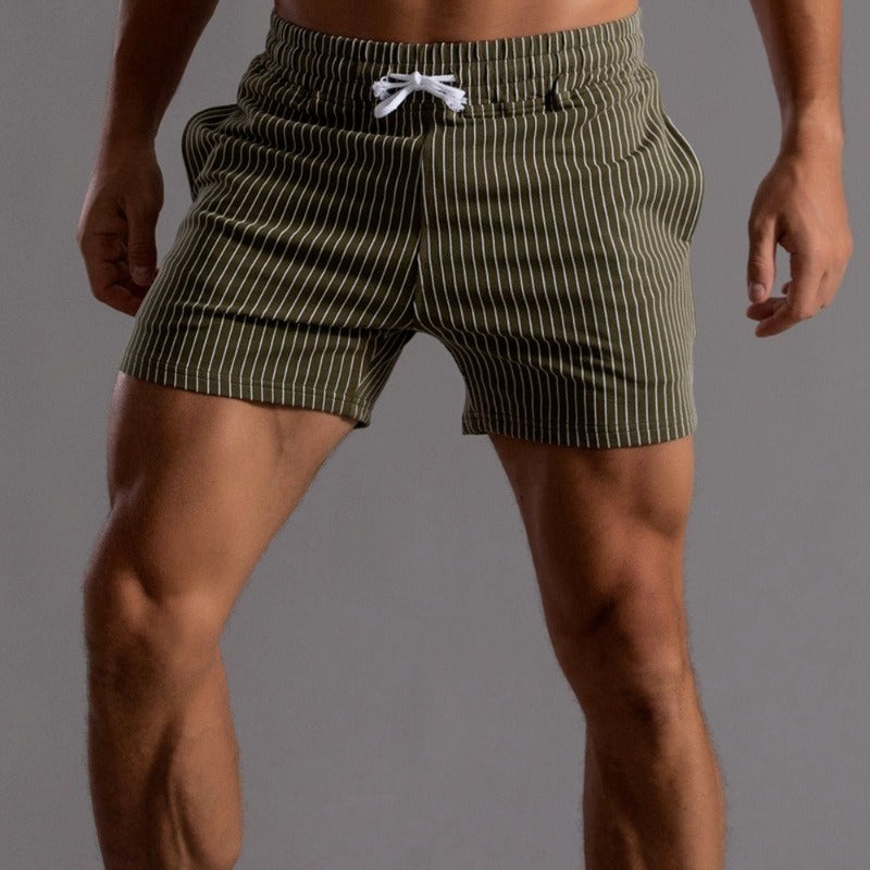 Short de Bain Côtelé | Polyester | Rétro & Séchage Rapide