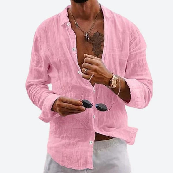 Chemise Breeze en Lin Homme | 100 % Lin | Fraîcheur Décontractée & Élégance d’Été