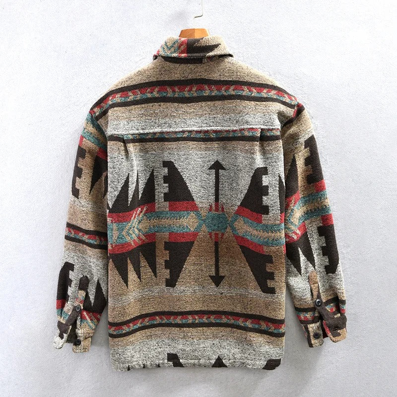 Veste Polaire Navajo Homme | Motif Ethnique | Style Outdoor & Chaleur