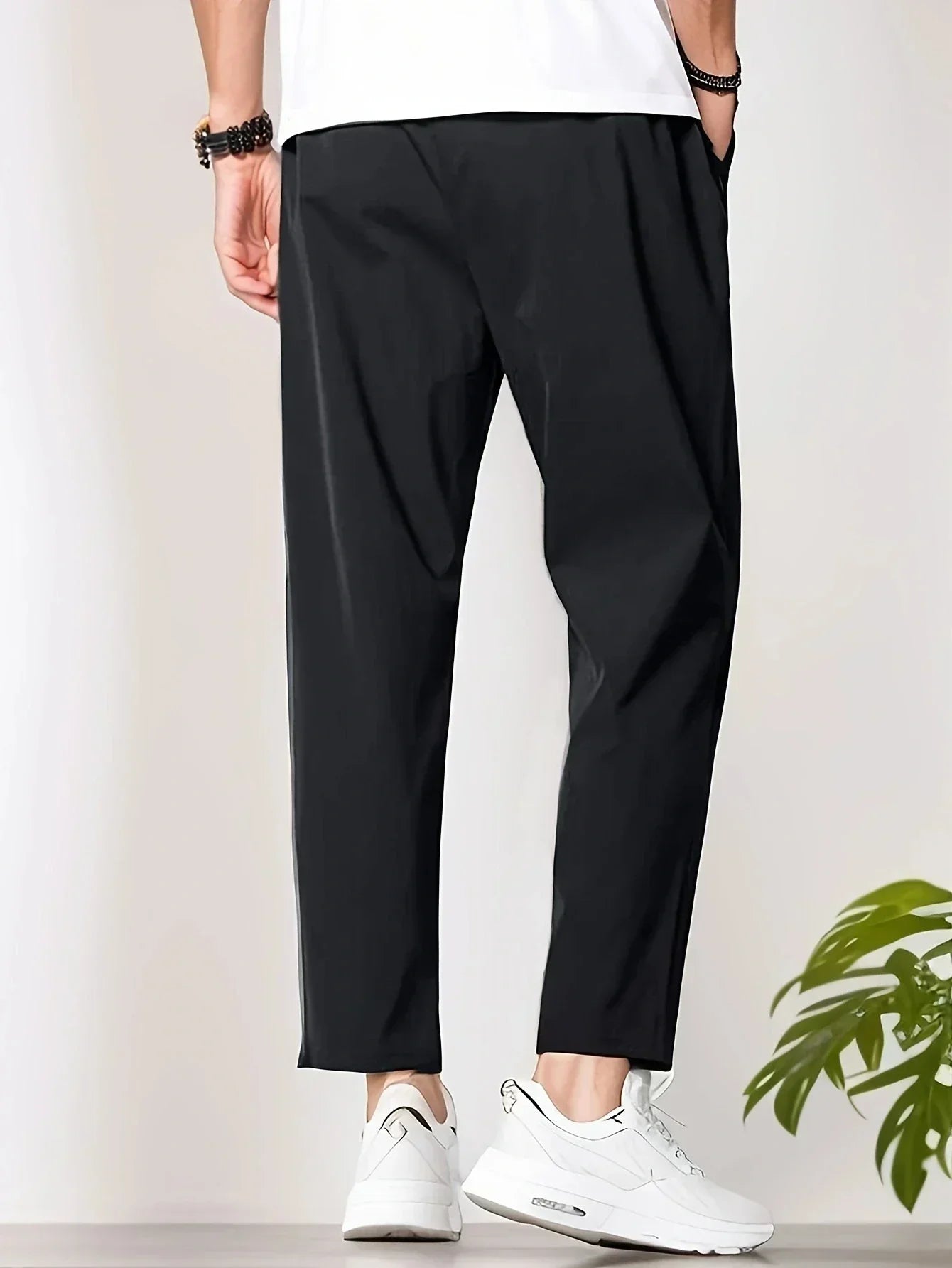 Urban Cropped Trouser Homme | Tapered Fit | Élégance Minimaliste & Moderne