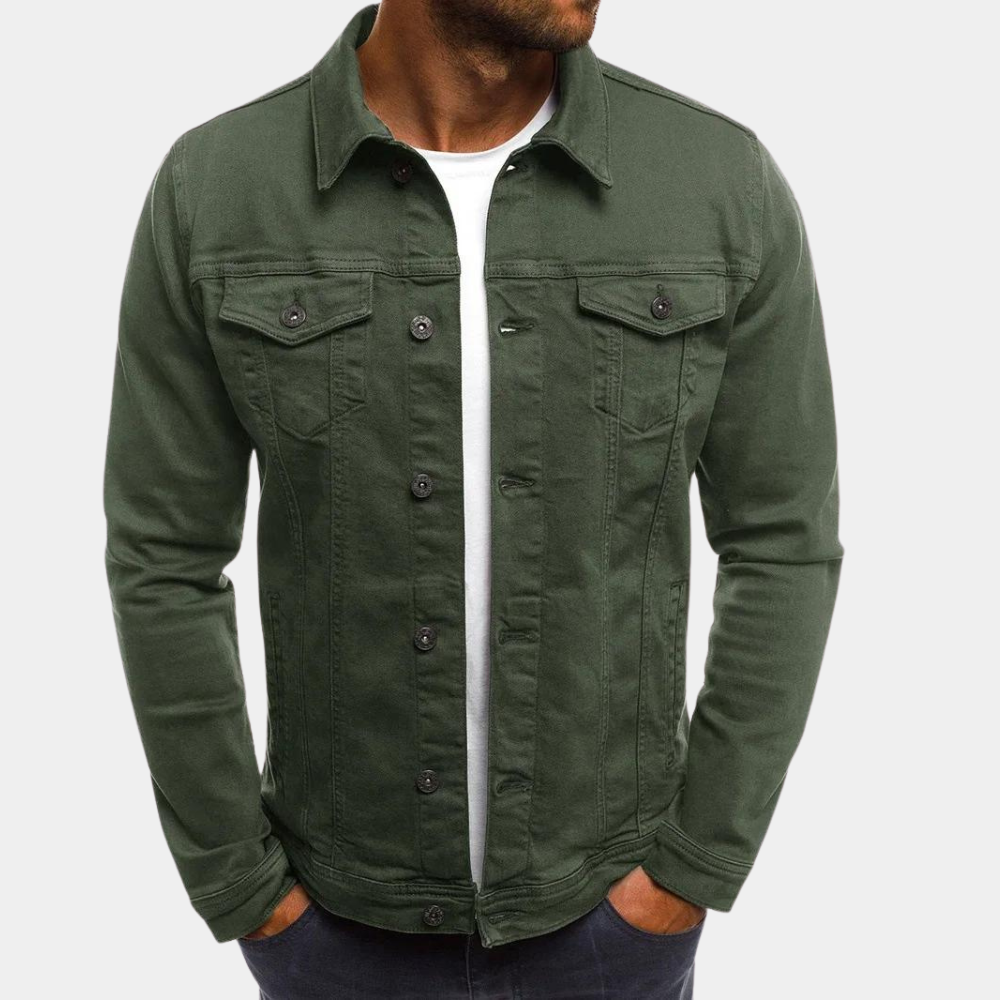 Urban Denim Jacket Homme | Coupe Regular | Statement Streetstyle & Intemporel