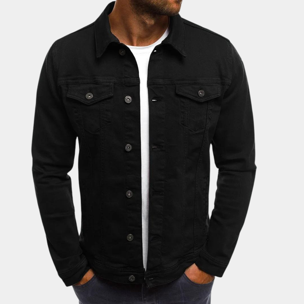 Urban Denim Jacket Homme | Coupe Regular | Statement Streetstyle & Intemporel