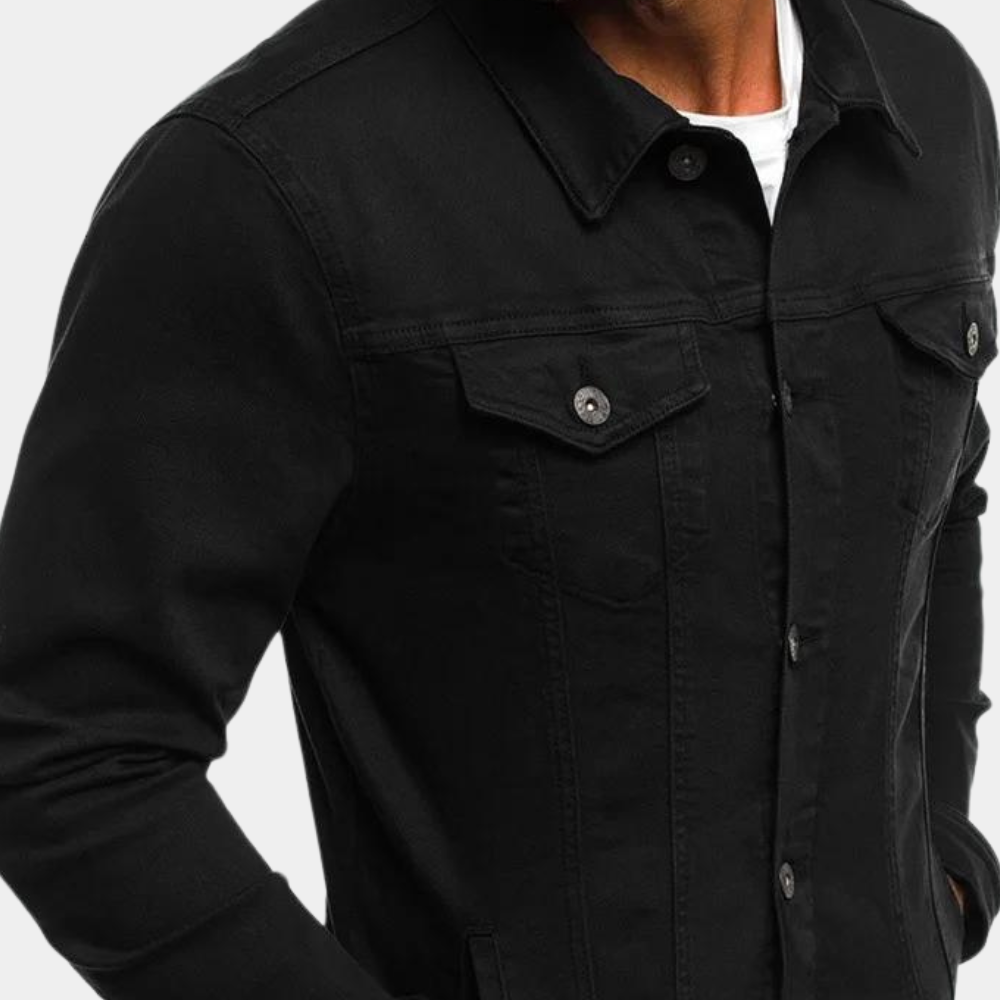 Urban Denim Jacket Homme | Coupe Regular | Statement Streetstyle & Intemporel