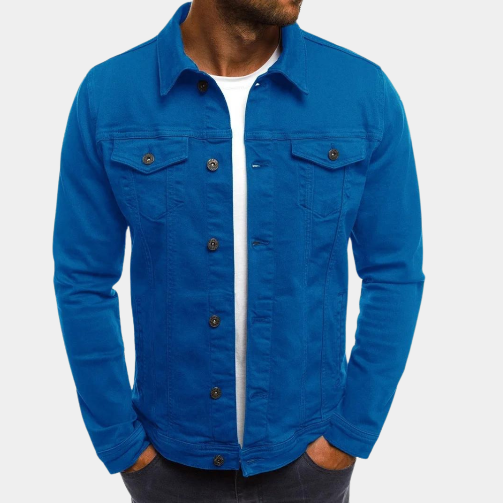 Urban Denim Jacket Homme | Coupe Regular | Statement Streetstyle & Intemporel