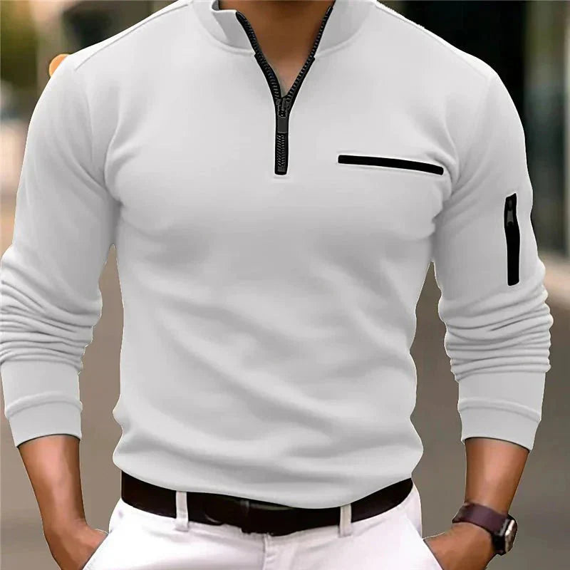 Torino Quarter Zip | Élégance Sportive | Confort Slim Fit