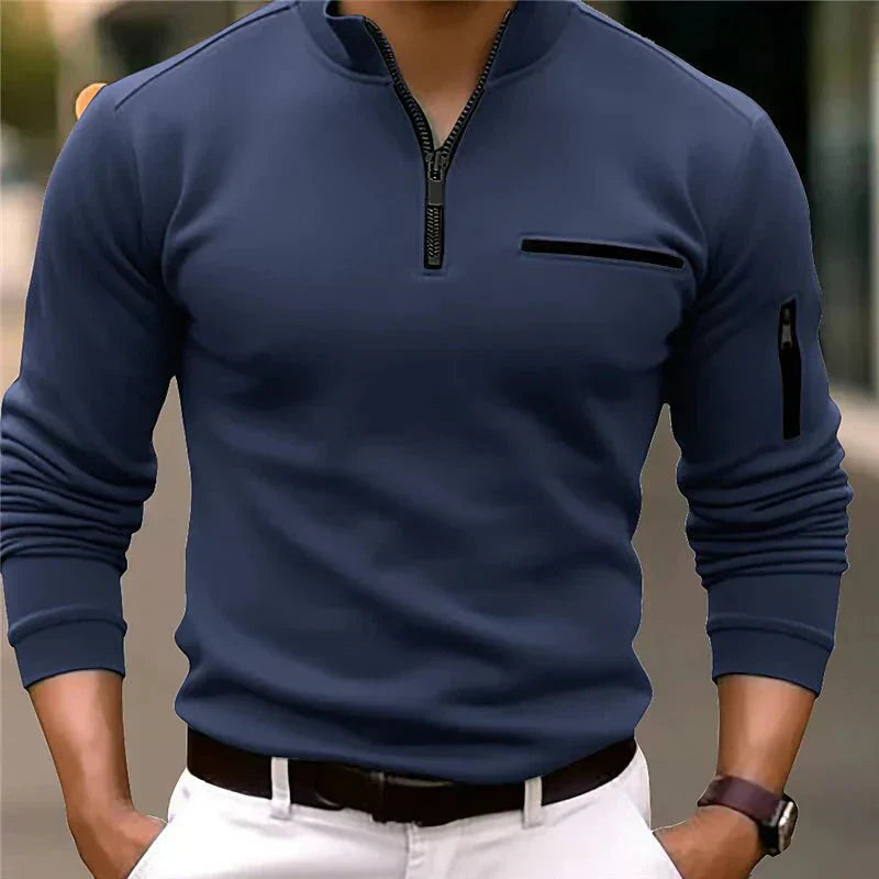 Torino Quarter Zip | Élégance Sportive | Confort Slim Fit