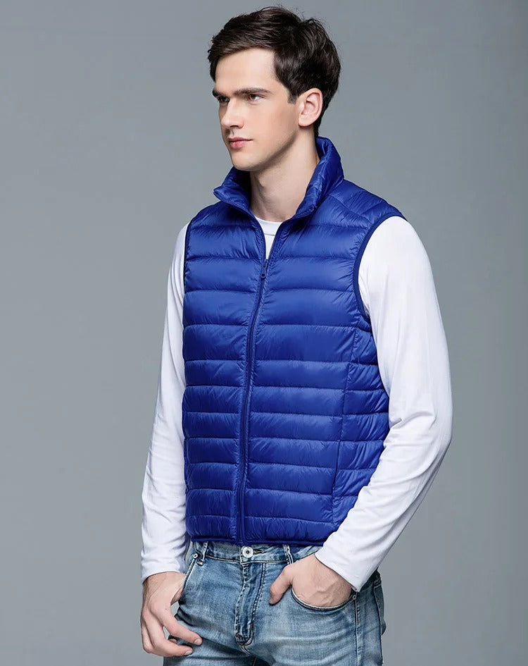 Gilet Matelassé Léger Homme | Slim Fit | Isolation Confort & Style Minimal