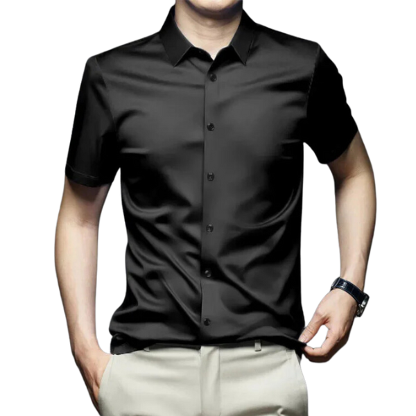 Essential Stretch Chemise Homme | Slim Fit | Élégance Classique & Confort Moderne