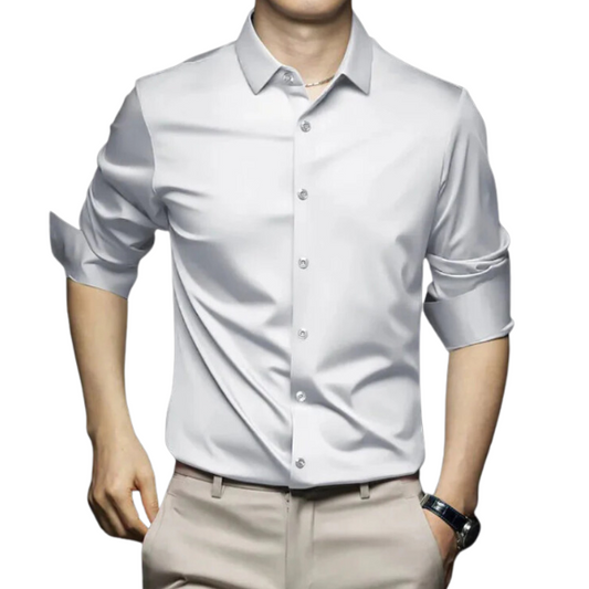 Essential Stretch Chemise Homme | Slim Fit | Élégance Classique & Confort Moderne