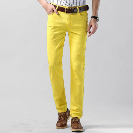 ColorPop Chino Homme | Slim Fit | Pantalon Coloré & Moderne