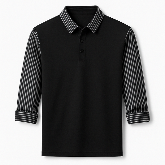 Pull 2-en-1 avec Chemise | Slim Fit | Élégance Smart-Casual