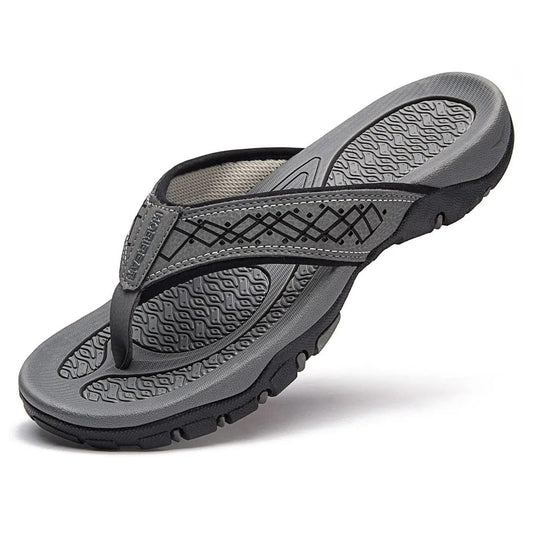 Atlas Slipper Homme | Tongs Ergonomiques | Confort Outdoor & Adhérence