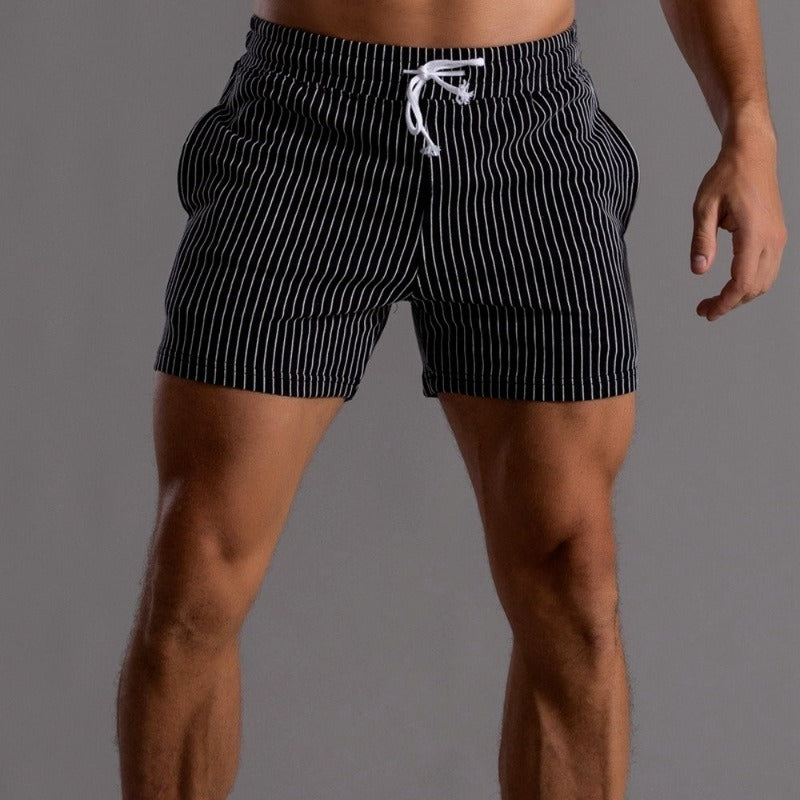 Short de Bain Côtelé | Polyester | Rétro & Séchage Rapide