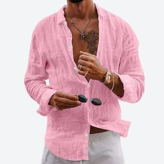 Chemise Breeze en Lin Homme | 100 % Lin | Fraîcheur Décontractée & Élégance d’Été