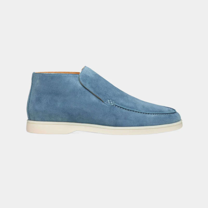 Verona Moc Homme | Bottine en Suède | Élégance Minimaliste & Confort Moderne