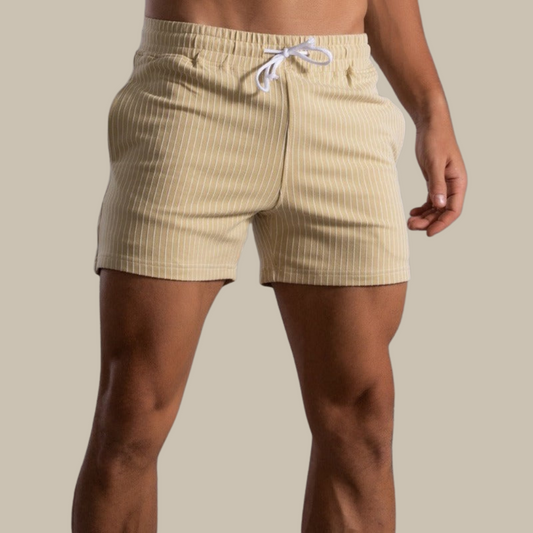 Short de Bain Côtelé | Polyester | Rétro & Séchage Rapide