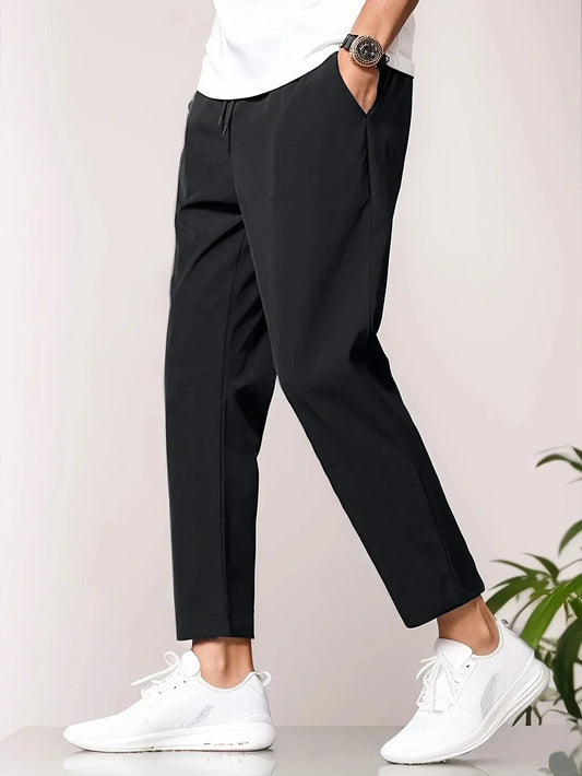 Urban Cropped Trouser Homme | Tapered Fit | Élégance Minimaliste & Moderne