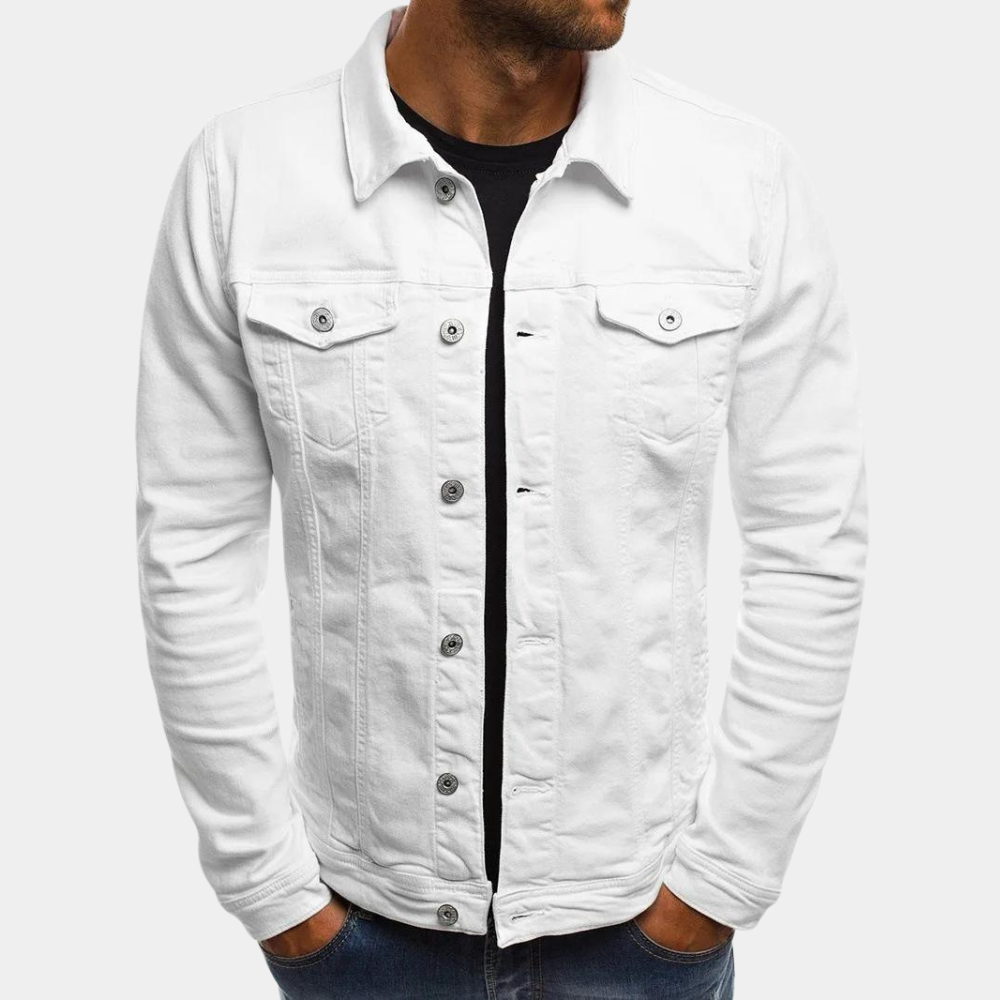 Urban Denim Jacket Homme | Coupe Regular | Statement Streetstyle & Intemporel